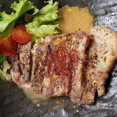 十勝豚ロースとハニーマスタードソース