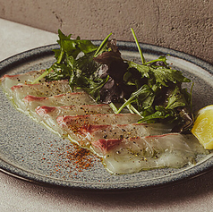 旬魚のカルパッチョ