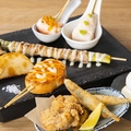 料理メニュー写真&nbsp;鉄板串と肴セット（八品）