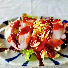 生タコカルパッチョ (韓国風)