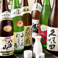 飲み放題付きコース＋1000円で厳選日本酒も飲み放題★
