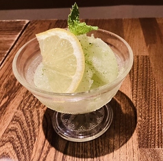 レモンとミントのシャーベット