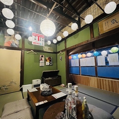 2階の貸切(ばかばけ)部屋は完全個室のプライベート空間です。お子様連れのファミリーでも気兼ねなく利用出来ます。飲み放題付き分3時間でおひとり様3000円(小人1500円)となっております。飲食物持込み自由ですがお店の料理も注文頂けます。お料理は1階から古井戸を使って2階まで配膳するので子供にとても人気です。