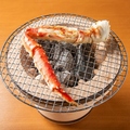 料理メニュー写真&nbsp;タラバ脚炭火焼き