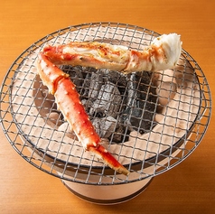 タラバ脚炭火焼き