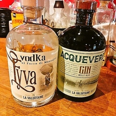 イタリア産ジン、ウォッカ