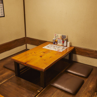 落ち着いた隠れ家空間は2名様からご案内可能です◎