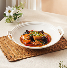 《炒め物》　甘辛豆腐の煮込み