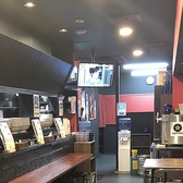 どの席からもご覧いただけるよう店内奥にテレビモニターを設置◎お食事の箸休めに、忙しいお昼時のちょっとした休憩に是非ご覧ください♪