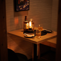 2名様～個室でご案内OK・お席で喫煙も可能です！