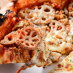 徳島れんこんのピッツァ