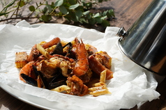 ■(ＤＩＮＮＥＲ）AGED特製　手掴みシーフードコンボ