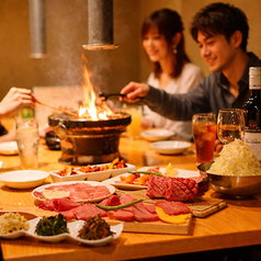 七輪焼肉 HACHIHACHI はちはち 大名店の雰囲気1