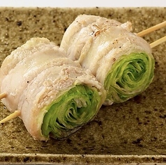 レタス豚巻き