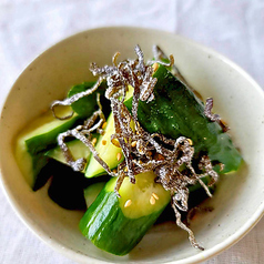 しお昆布キュウリ