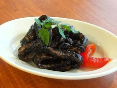 スルメイカの墨煮