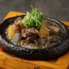 牛すじの白ぼっかけ 牛骨出汁煮込み