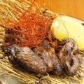 料理メニュー写真 鶏ハツの炭焼き