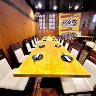 《部分貸切もおすすめ》30名、50名など柔軟に対応可！