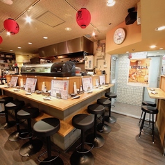 広々としたカウンター席をご用意しております！