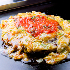 43 オムたまお好み焼き