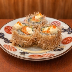 おかかとサーモンクリームチーズ