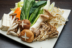 ・野菜盛り/うどん/ライス