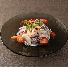 ヤムウンセン　春雨のスパイシーシーフードサラダ