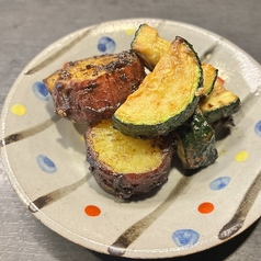 サツマイモとズッキーニ