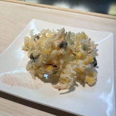 とうきびと玉ねぎのかき揚げ