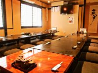 お座敷を貸切で宴会を