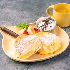 キッズパンケーキお絵描きプレート　ドリンク付