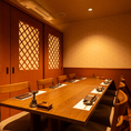 8名様程度のお集まりに最適な個室も完備◎お仕事終わりの飲み会はもちろん、女子会、打ち上げ、懇親会などシーンに応じてご利用いただけます。周囲に気兼ねすることなくお食事ができる空間で、ごゆっくりと楽しいひとときを♪豊富なお酒と共に、自慢の料理を心ゆくまでご堪能ください。