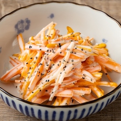 ぽりぽりにんじんの辛旨むーちょ和え