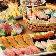 難波で"寿司×天ぷら×地酒"を楽しめる居酒屋♪