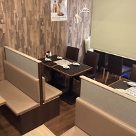 落ち着きのある空間