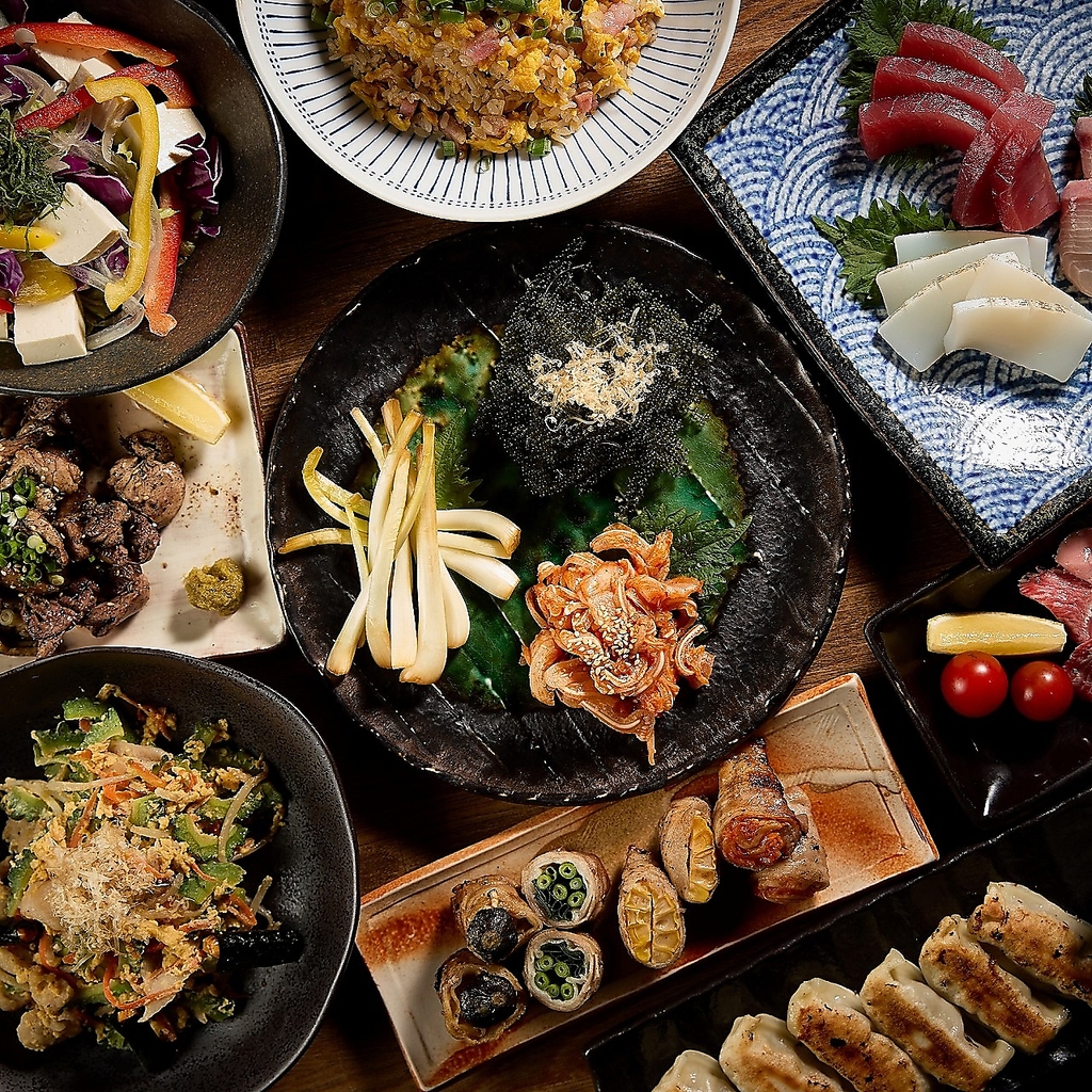 宴会もお任せ！飲み放題付のコースございます！オリオンドラフトも飲み放題！よっ！太っ腹！