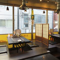 全席禁煙となります。店外に灰皿ご用意あり。タバコを吸われない方も安心◎