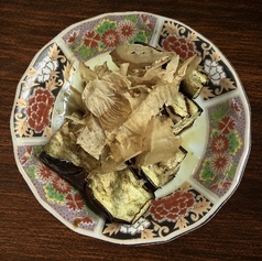 ナスの炭火焼き