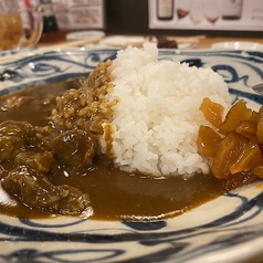 牛すじカレーライス/つけ麺