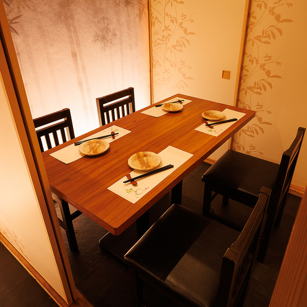 2名からご利用可能な個室完備◎接待や記念日にもご利用いただけます♪