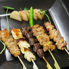 川俣軍鶏の串焼き