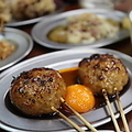 料理メニュー写真&nbsp;鶏つくね（卵黄）