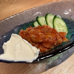 チャンジャクリームチーズ