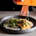 料理メニュー写真&nbsp;本日鮮魚と板わさのカルパッチョ　ミモレットチーズがけ