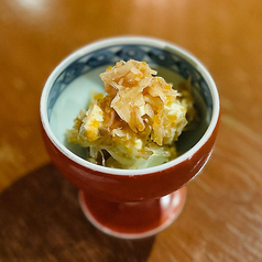 クリームチーズの梅水晶和え