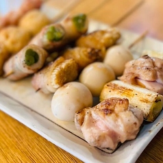 他にも限定串あります!山梨地鶏紅ふじ鶏使用!