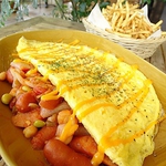 大人気のオムレツもアメリカンサイズ！！