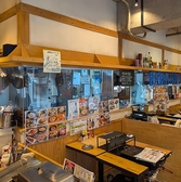 当店はオープンキッチンも魅力の一つ