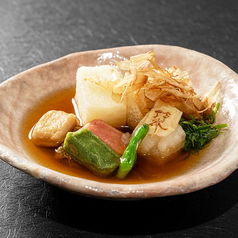 豆腐と生麩のあげだし